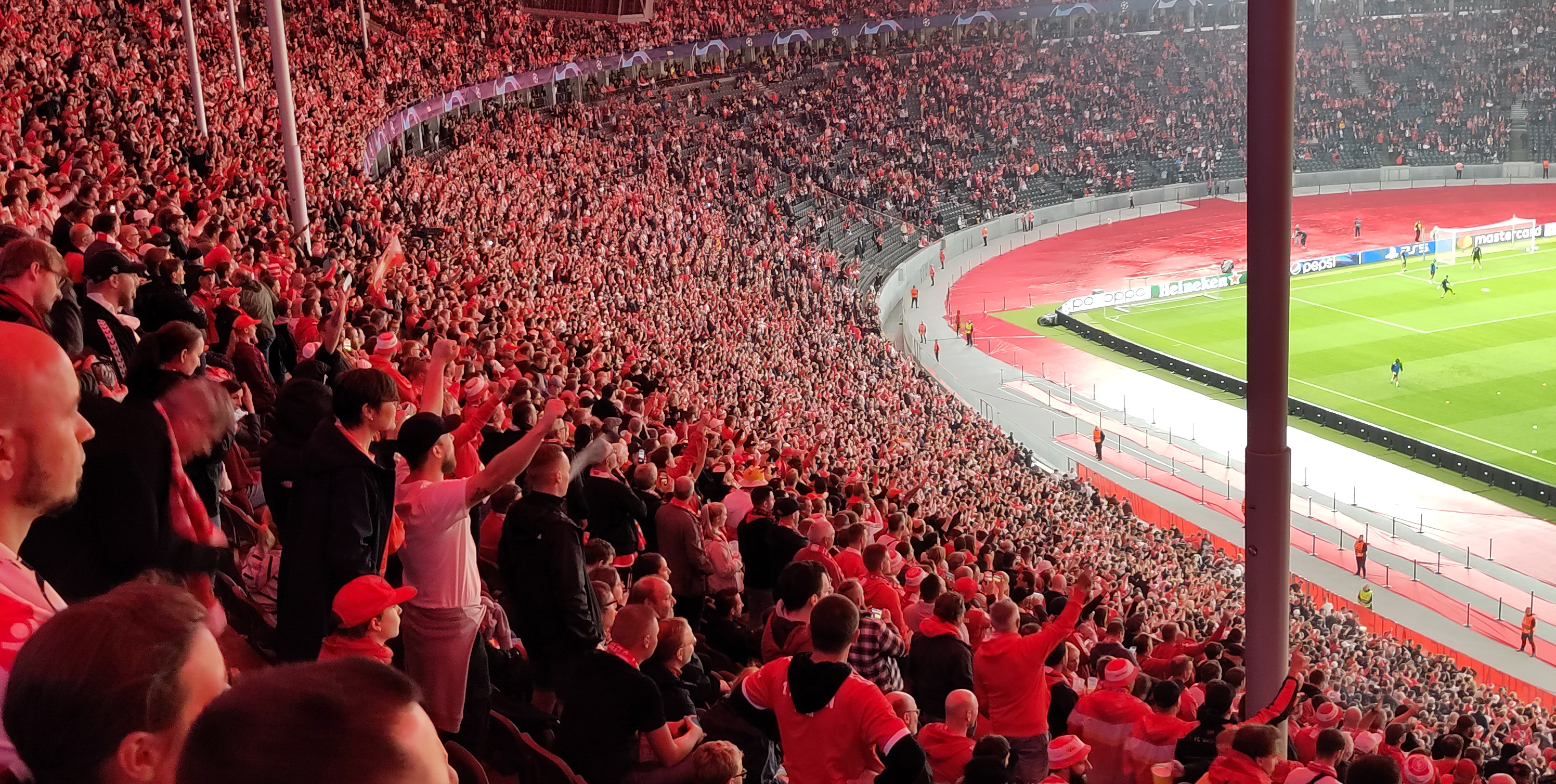 Union Berlin Champions League im Olympiastadion - ARC-GREENLAB ist Sponsor