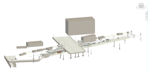 Westhafen 3D Modell nach BIM Methodik - Siemensbahn Berlin