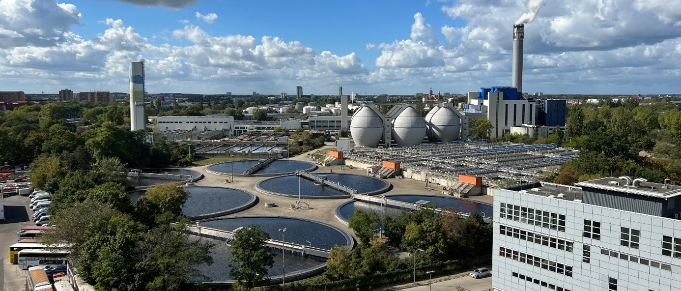 Klärwerk Berliner Wasserbetrieb in Ruhleben