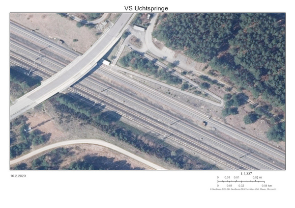 Digitaler Zwilling der Verkehrsstation Uchtspringe