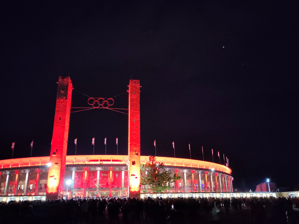 Olympiastadion Berlin - Champions League Union Berlin ARC-GREENLAB ist Sponsor auch für die Saison 2023/2024