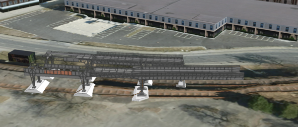 Ein 3D Modell der Siemensbahn erstellt mit ArcGIS GeoBIM